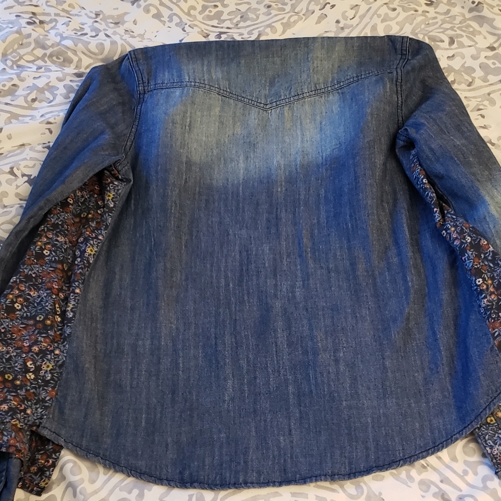 Light Denim Button Up - Picture 2 of 4